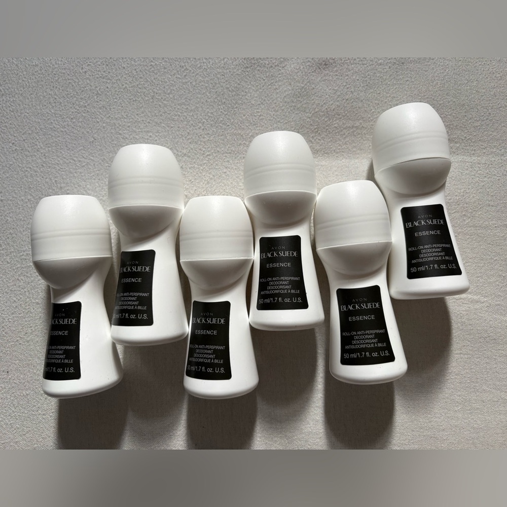 Avon Black Suede Essence Deodorant Set of 6